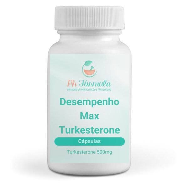 Turkesterone 500 MG Desempenho MAX